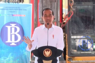 Peresmian Presiden meresmikan Pembangunan KOPERBI Tahap I di IKN.