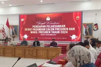 Rapat Koordinasi Persiapan Debat Pasangan Calon Presiden dan Wakil Presiden Tahun 2024