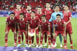 Starting XI Timnas Indonesia vs irak di Grup D Piala Asia 2023 di Ahmed bin Ali Stadium, Senin (15/01/2024) malam WIB. (c) AP Photo/Hussein Sayed