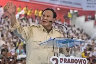 Prabowo Saat Berkampanye