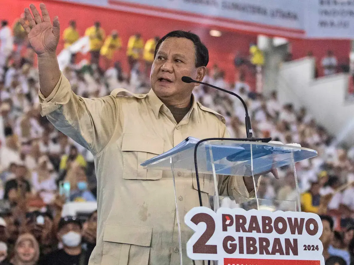 Prabowo Saat Berkampanye