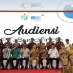 audiensi PT SUCOFINDO di Aula Tengku Rizal Nurdin, Medan, Sumatera Utara, Selasa (4/2/2025).